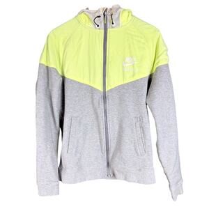Men's Nike Track & Field Full Zip Hooded Running Jacket Sweatshirt - Size L